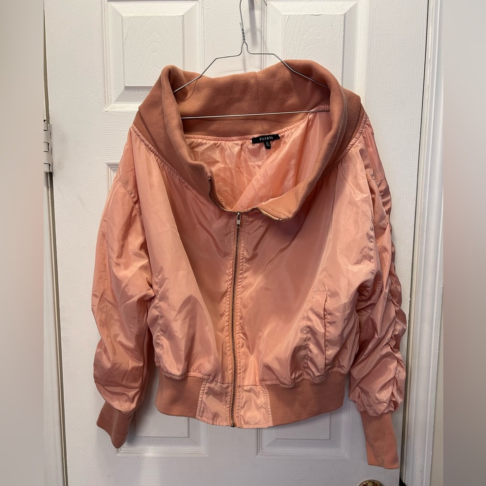 Bomber style jacket Papaya small